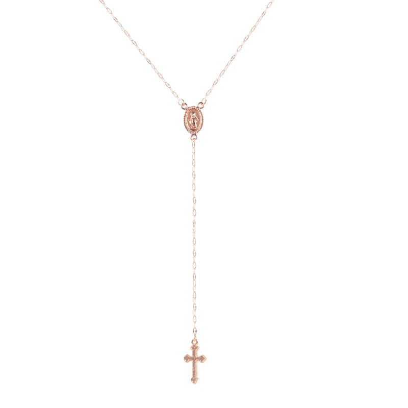 Vintage Gold Cross Necklace