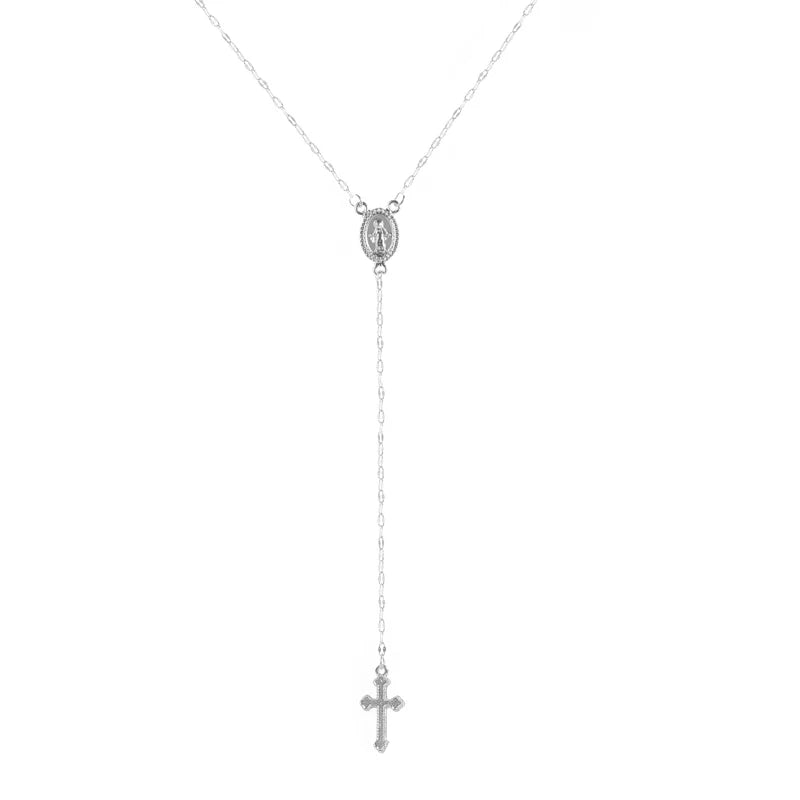 Vintage Gold Cross Necklace