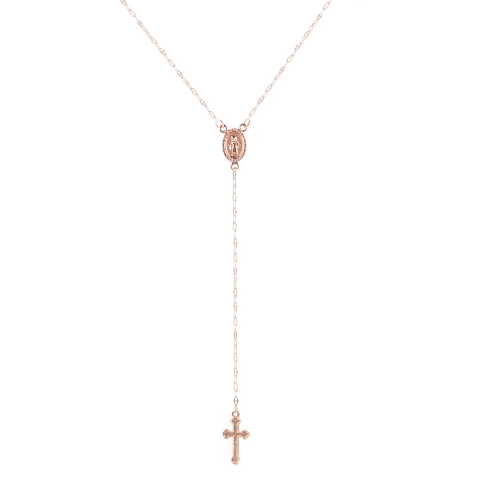 Vintage Gold Cross Necklace