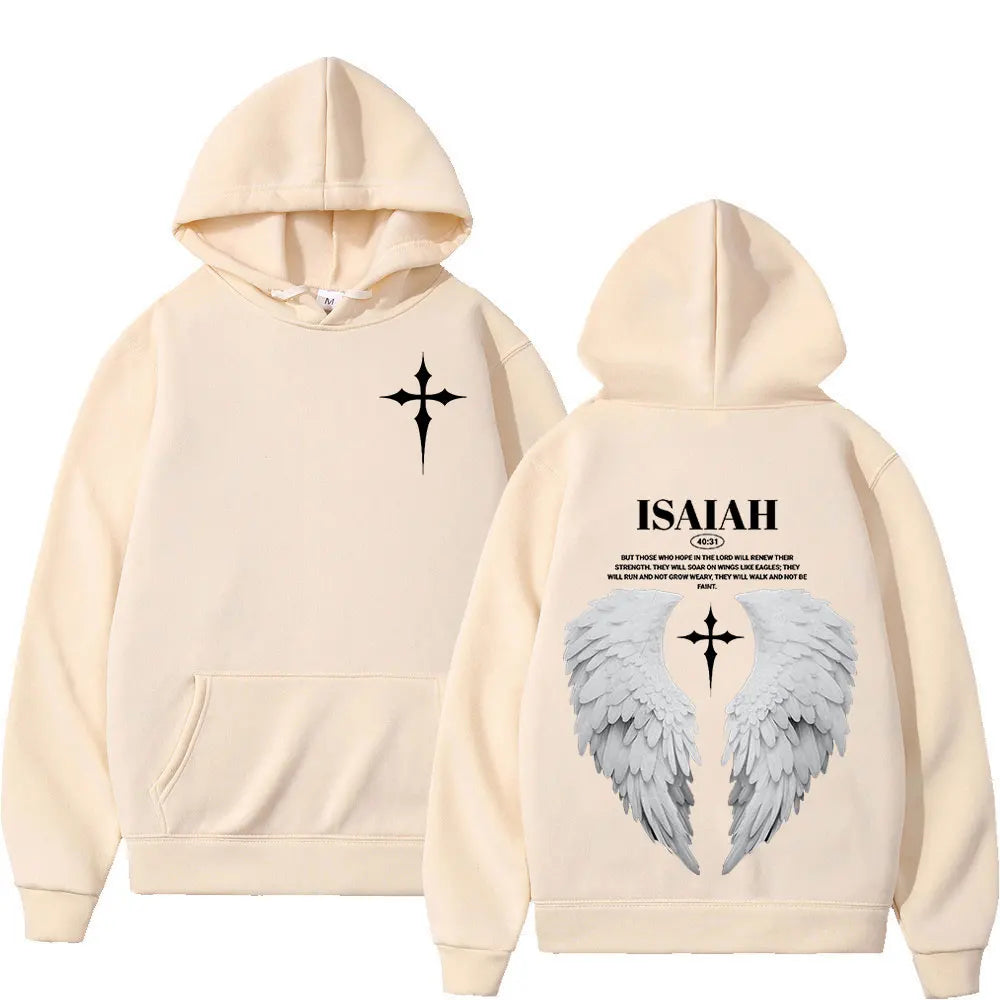 'Isaiah 40:31' Hoodie (Wing Design)