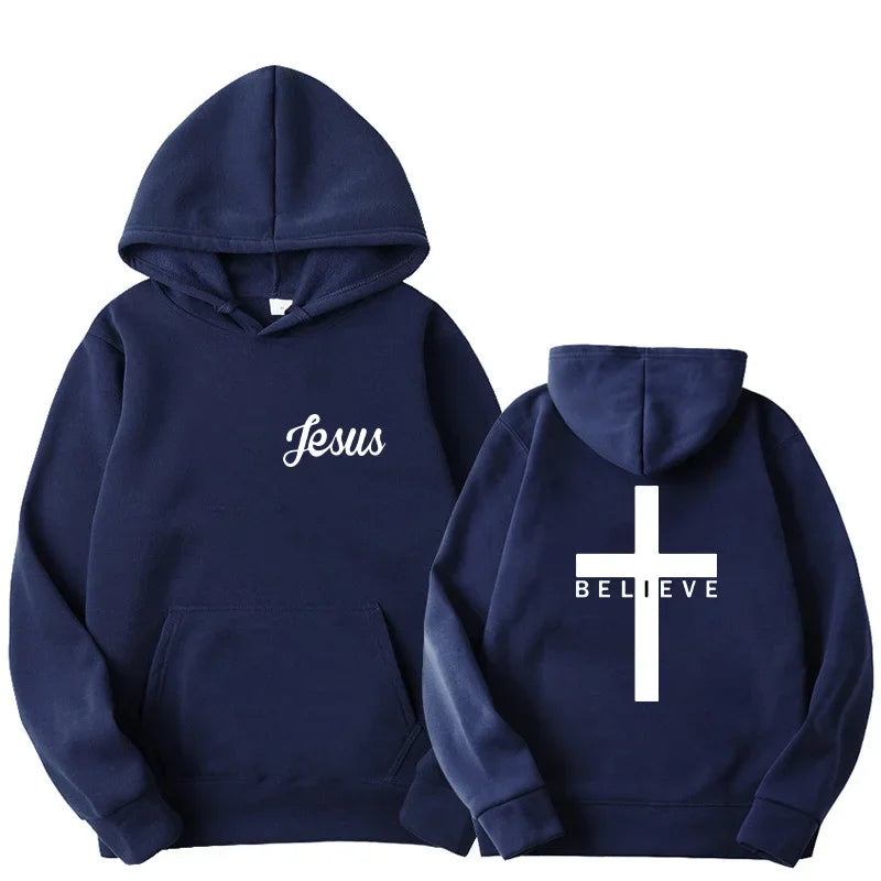 'Believe' Cross Hoodie