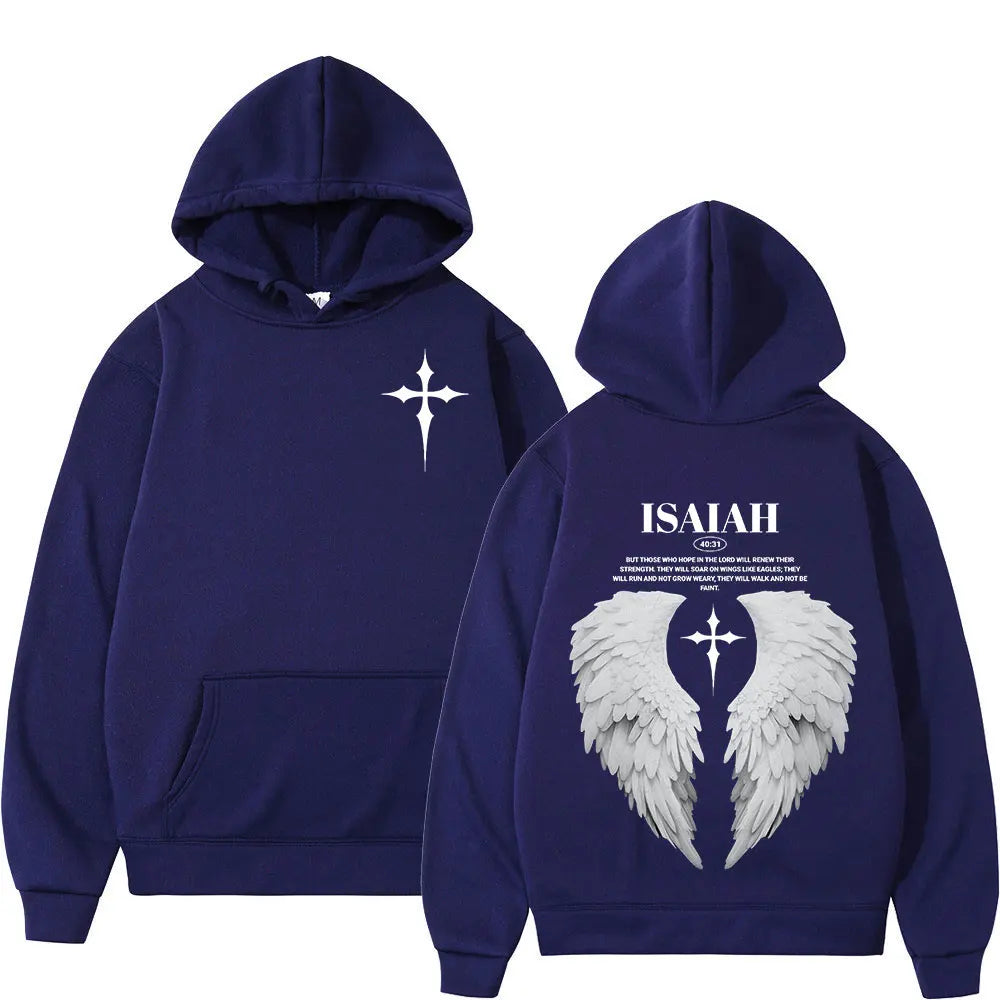 'Isaiah 40:31' Hoodie (Wing Design)