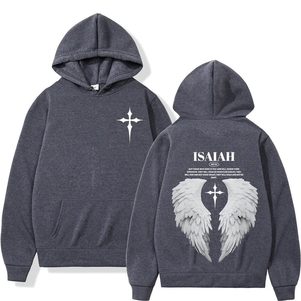 'Isaiah 40:31' Hoodie (Wing Design)