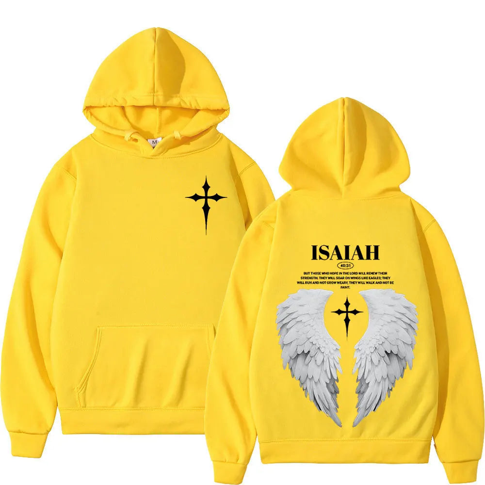 'Isaiah 40:31' Hoodie (Wing Design)