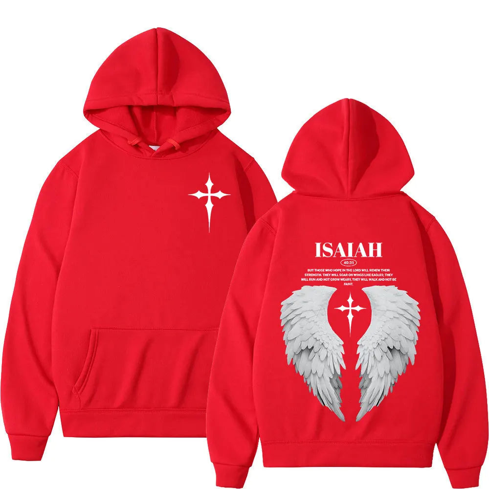 'Isaiah 40:31' Hoodie (Wing Design)