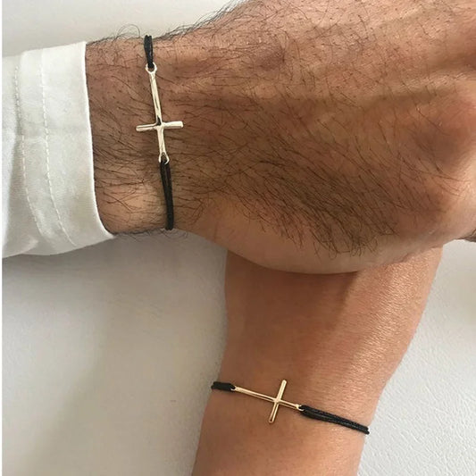 Couple’s Cross Bracelet