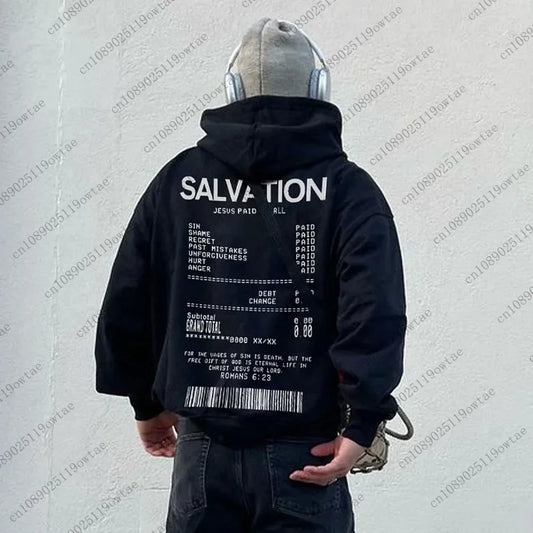 'Jesus Paid It All' Receipt Hoodie