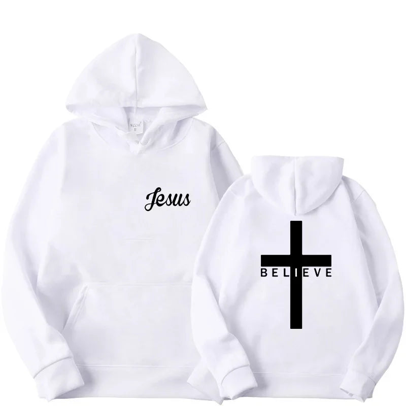 'Believe' Cross Hoodie