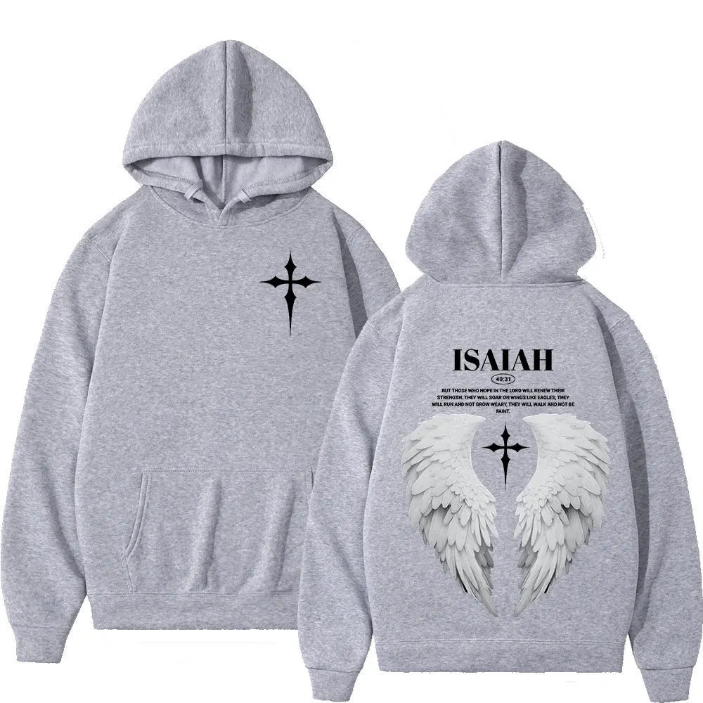'Isaiah 40:31' Hoodie (Wing Design)