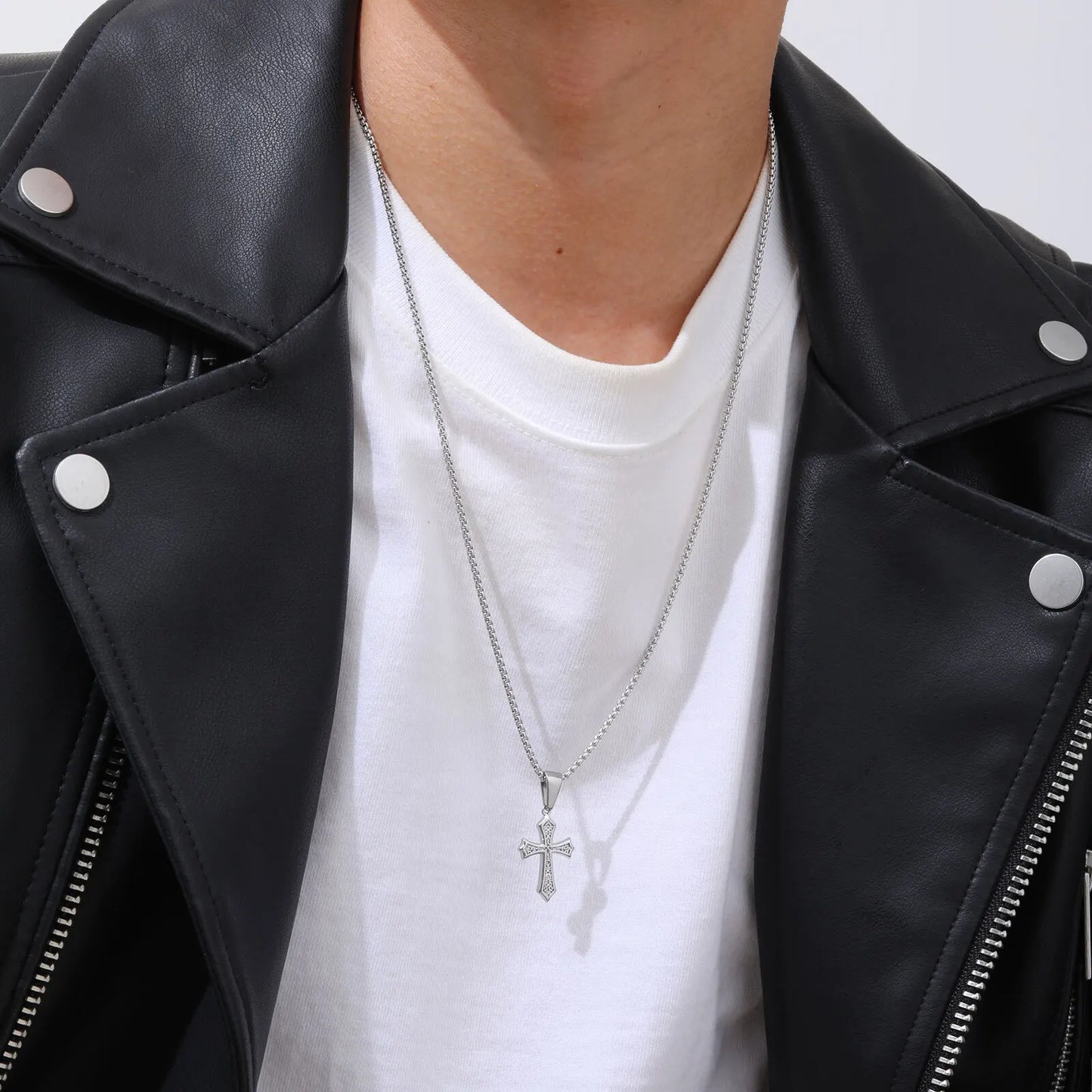 Vintage Cross Pendant Necklace