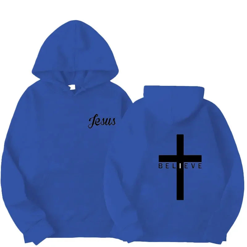 'Believe' Cross Hoodie