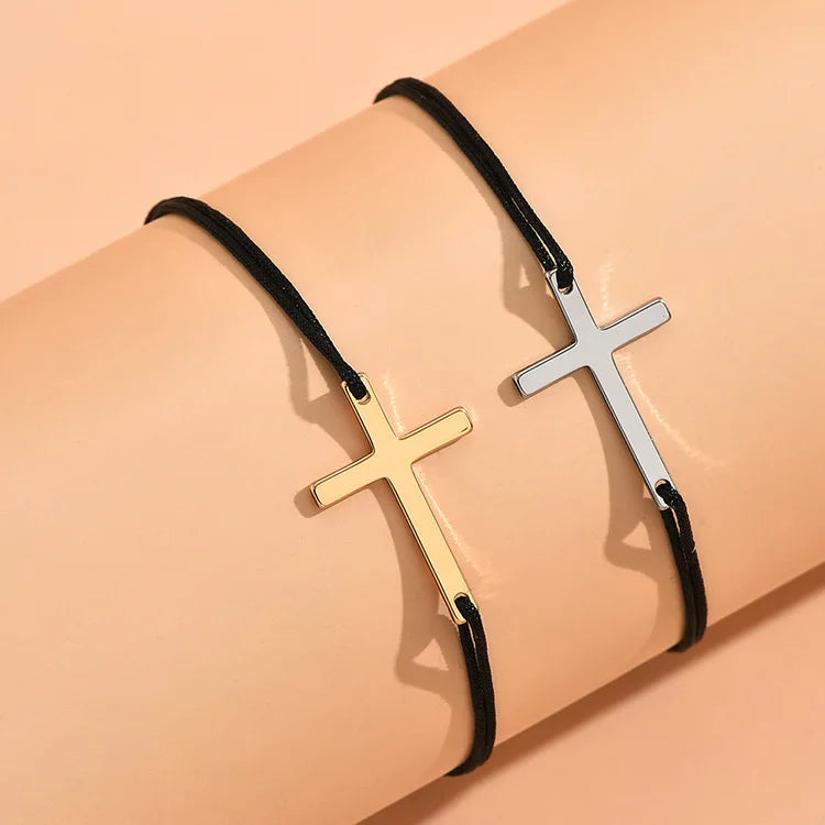 Couple’s Cross Bracelet