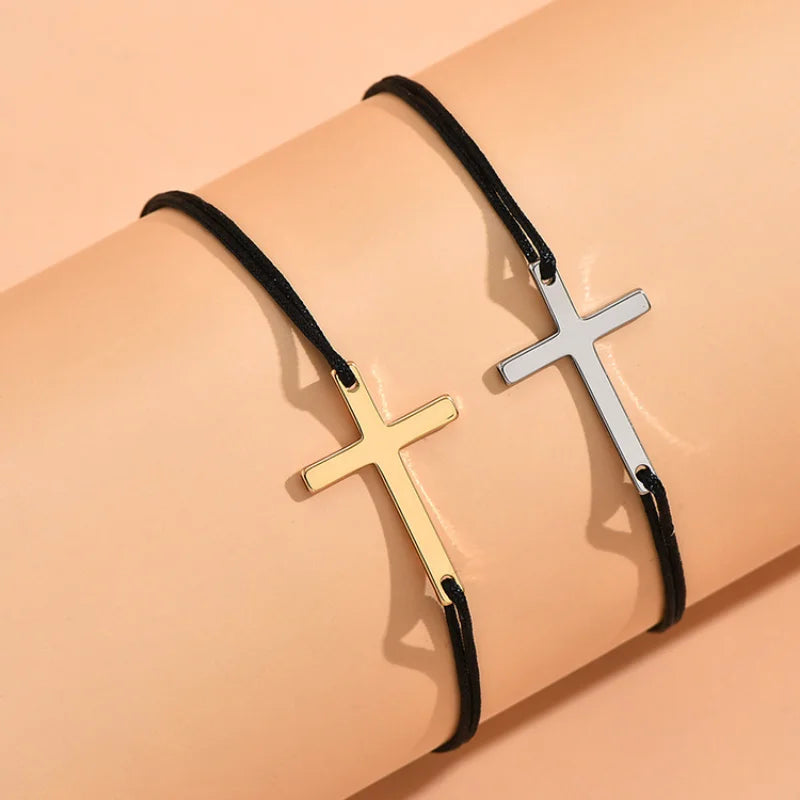 Couple’s Cross Bracelet