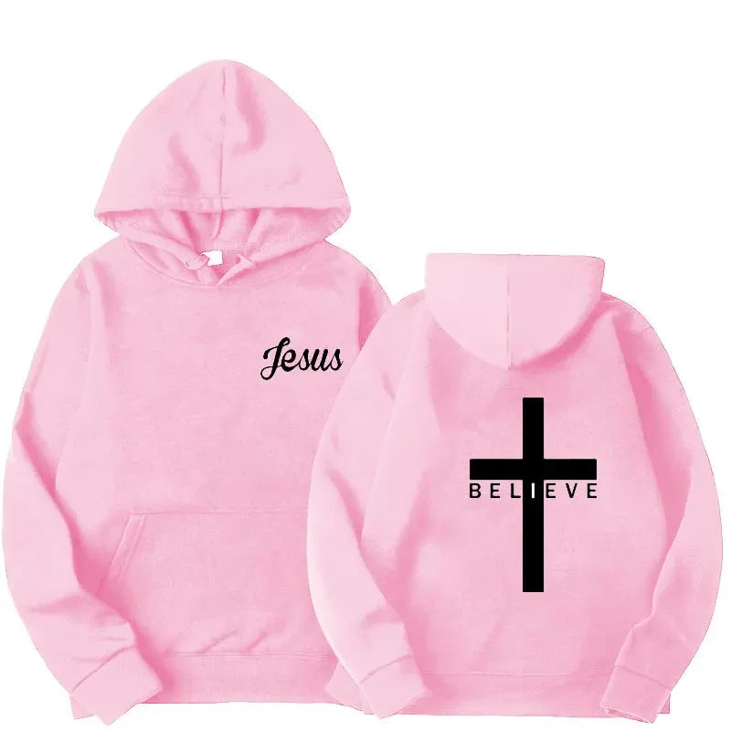 'Believe' Cross Hoodie
