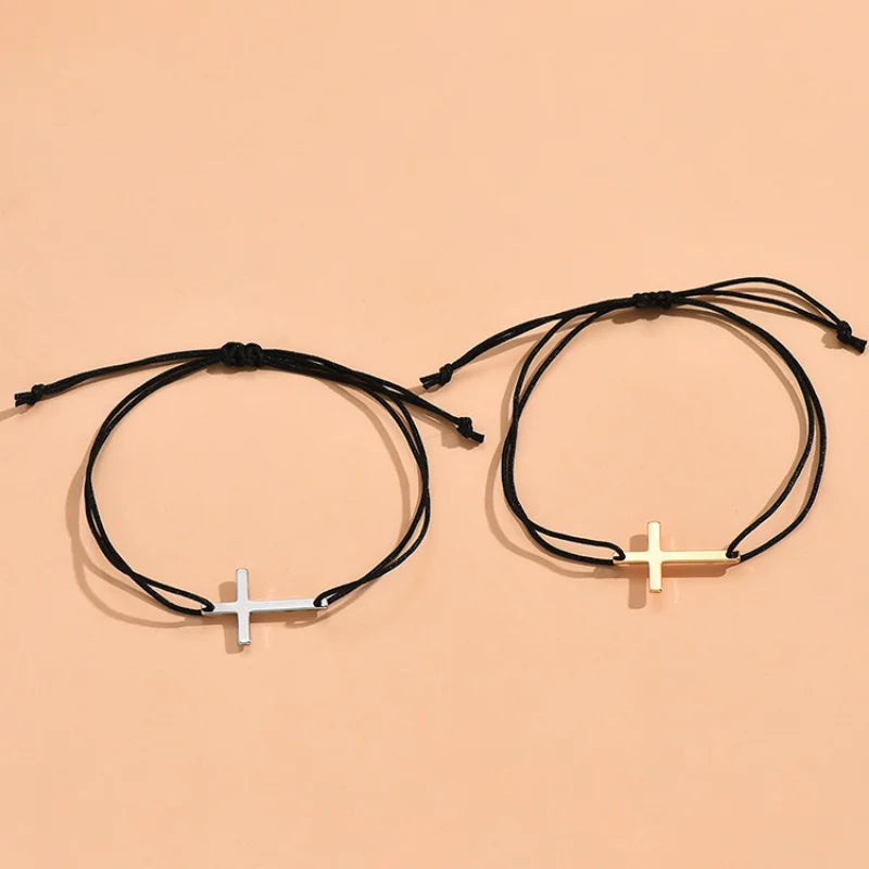 Couple’s Cross Bracelet