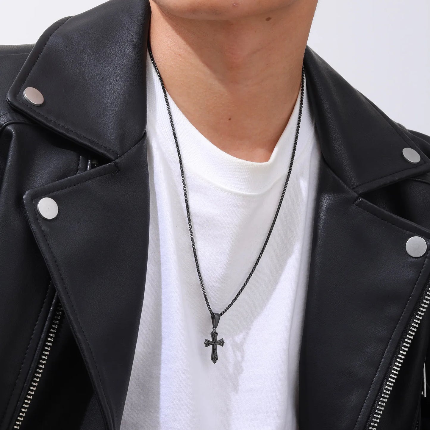Vintage Cross Pendant Necklace