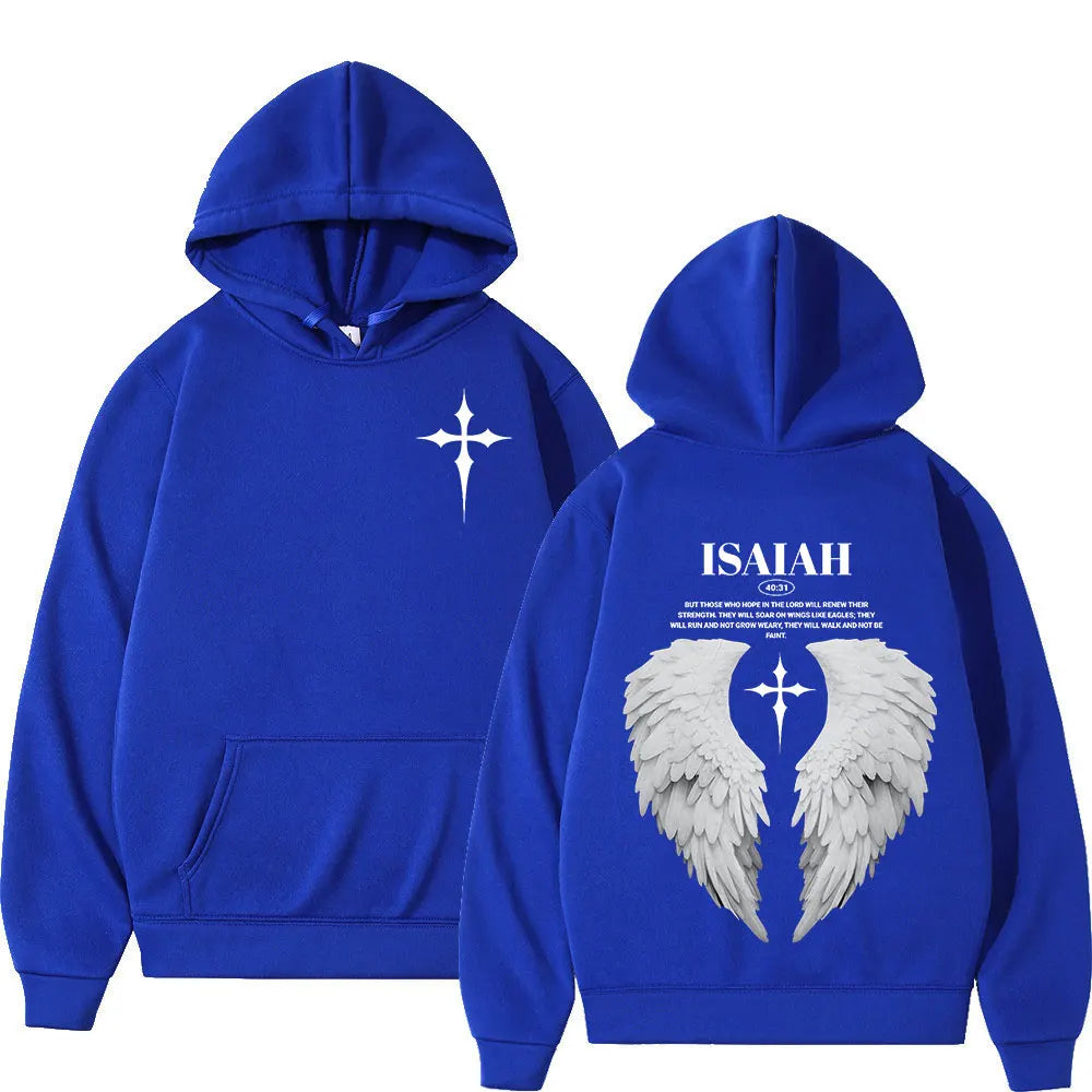 'Isaiah 40:31' Hoodie (Wing Design)