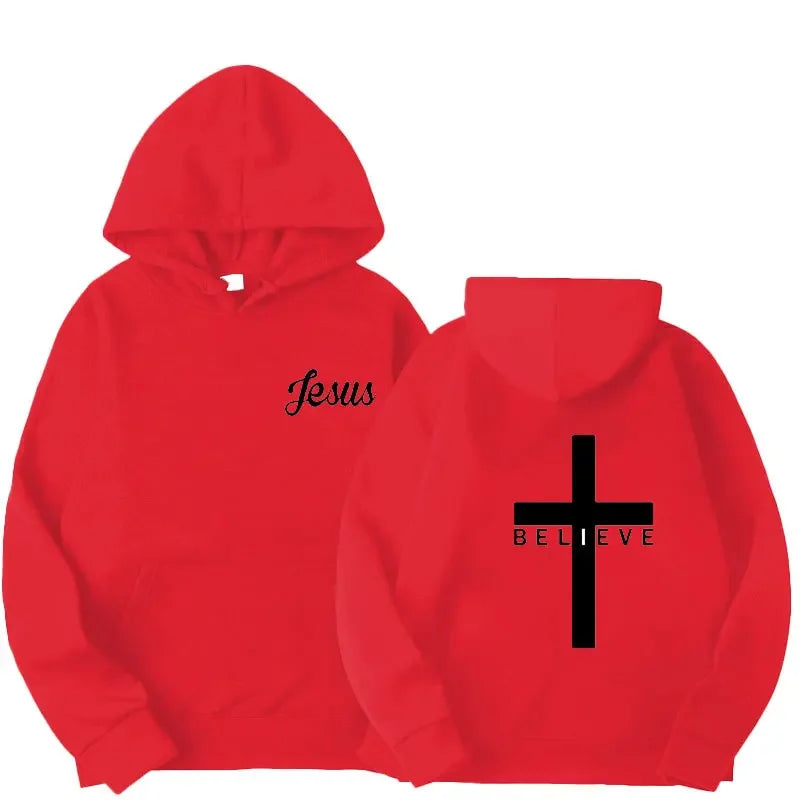'Believe' Cross Hoodie