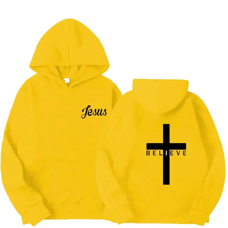 'Believe' Cross Hoodie