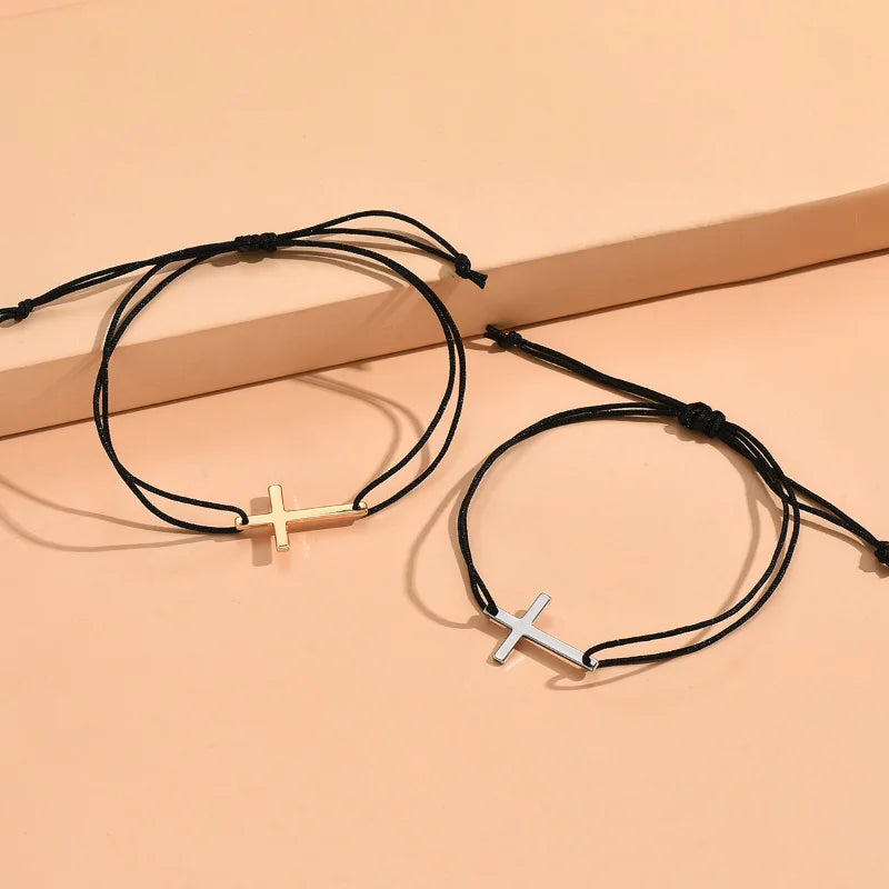Couple’s Cross Bracelet