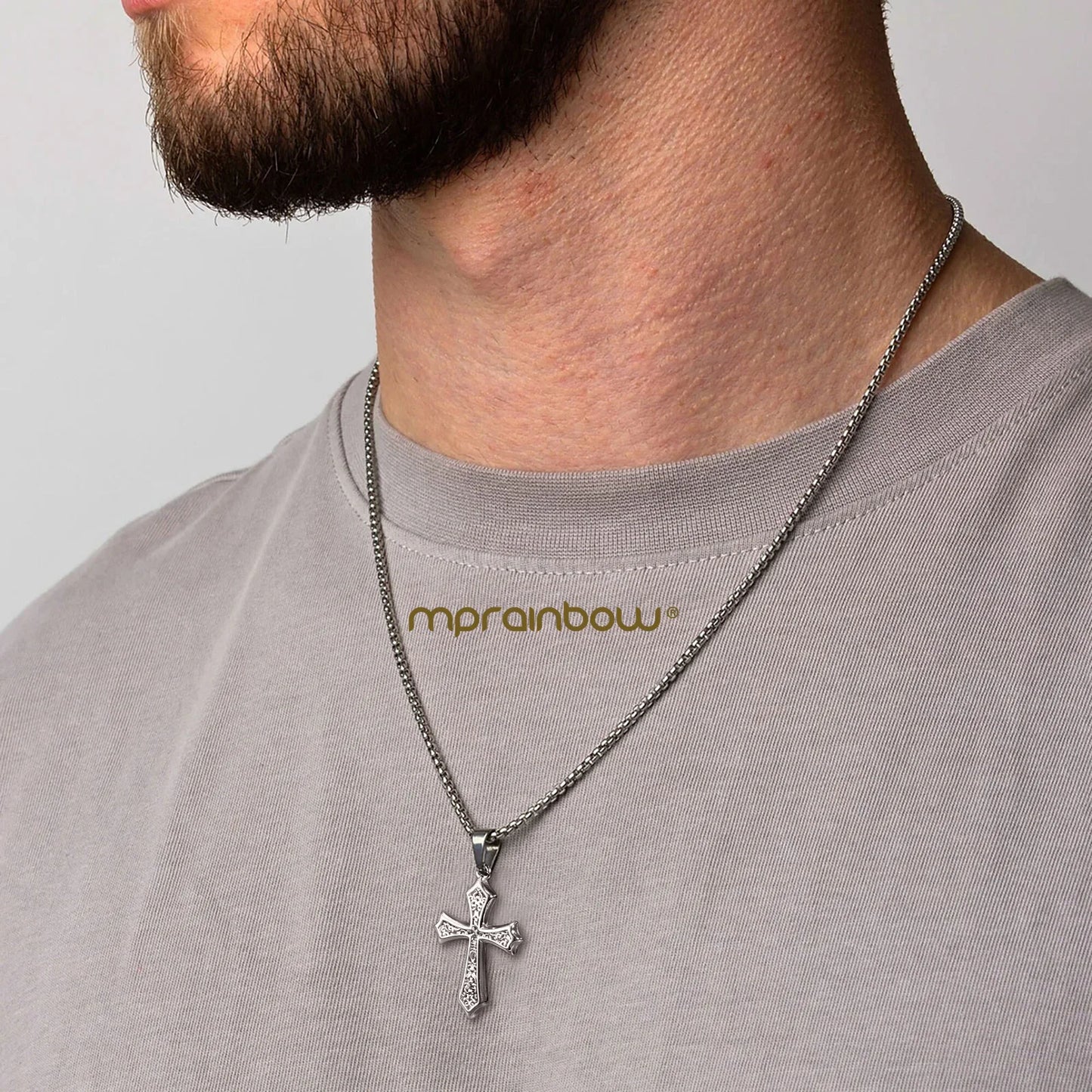 Vintage Cross Pendant Necklace