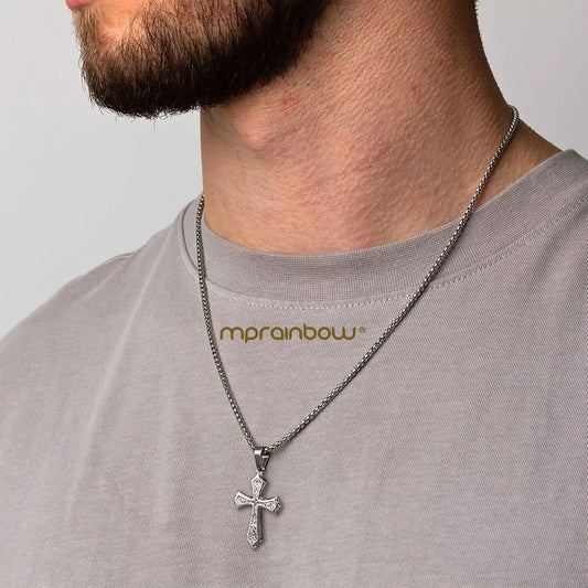 Vintage Cross Pendant Necklace