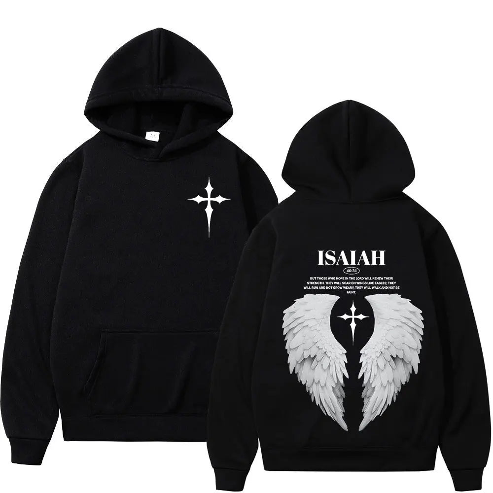 'Isaiah 40:31' Hoodie (Wing Design)