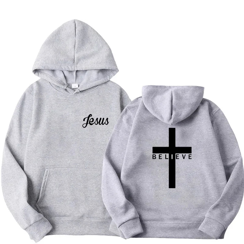 'Believe' Cross Hoodie