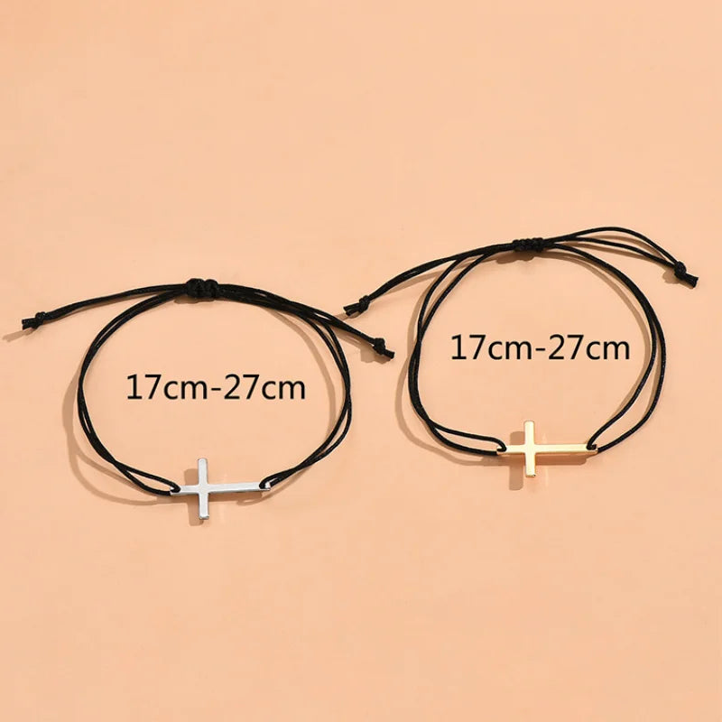 Couple’s Cross Bracelet