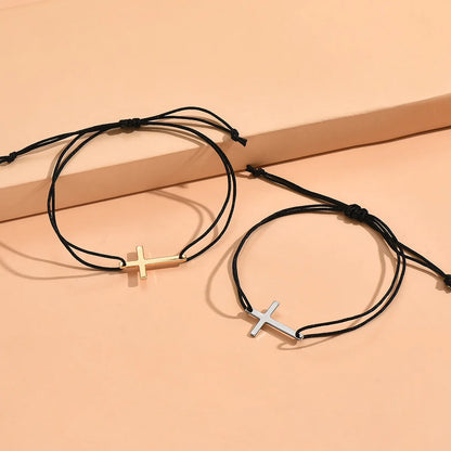 Couple’s Cross Bracelet