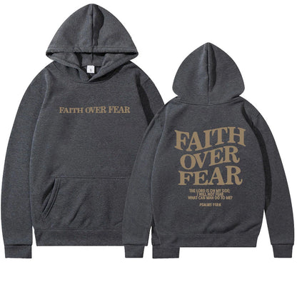 'Faith Over Fear' Hoodie (Psalms 118:6)