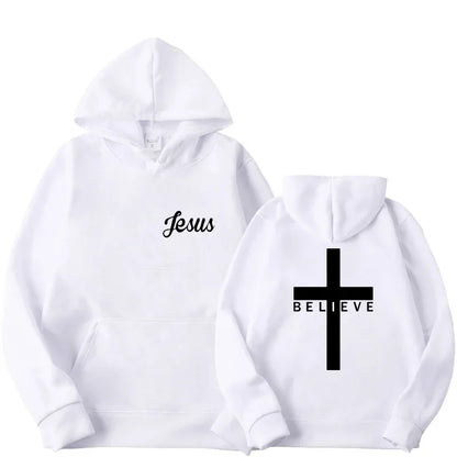 'Believe' Cross Hoodie