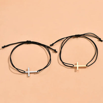 Couple’s Cross Bracelet