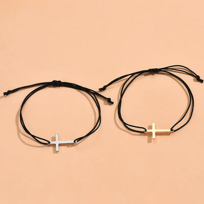 Couple’s Cross Bracelet