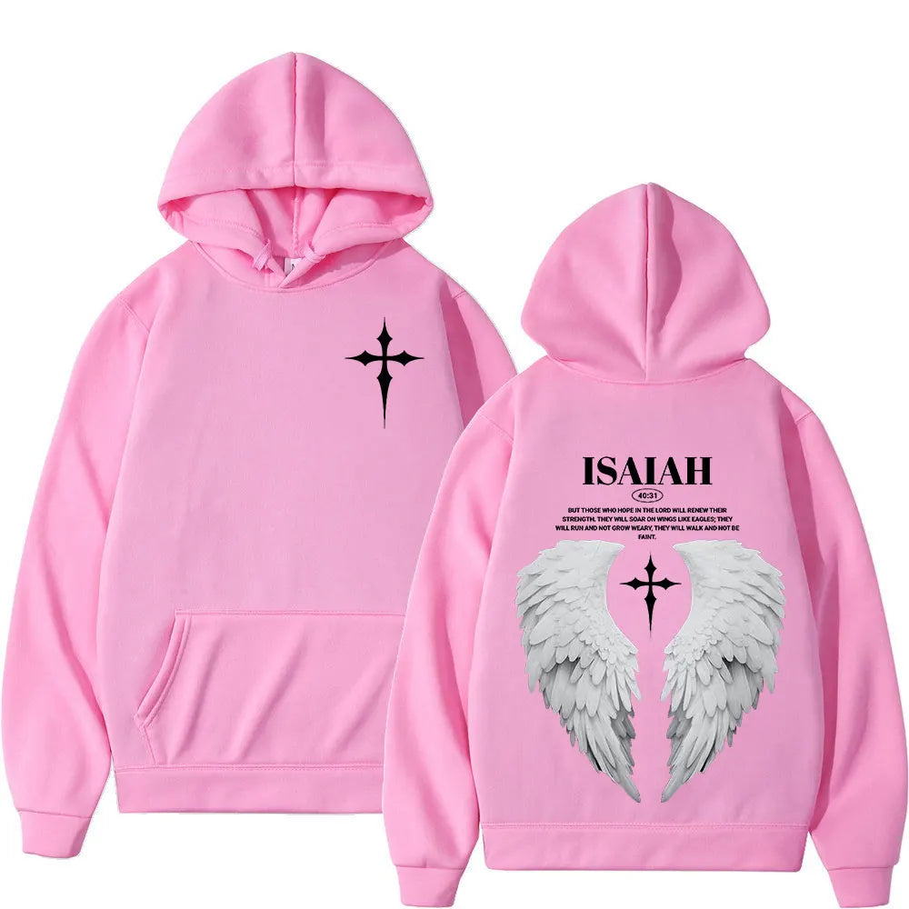 'Isaiah 40:31' Hoodie (Wing Design)