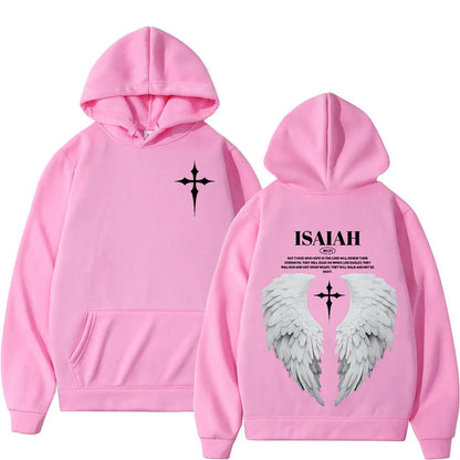 'Isaiah 40:31' Hoodie (Wing Design)