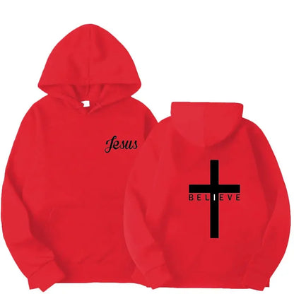 'Believe' Cross Hoodie