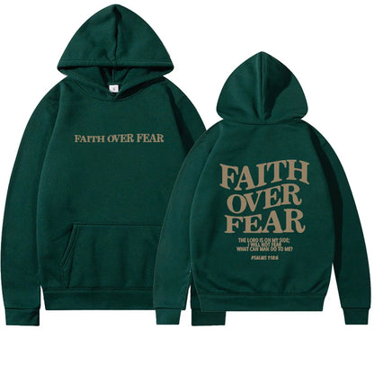 'Faith Over Fear' Hoodie (Psalms 118:6)