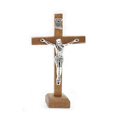 Wooden Tabletop Crucifix