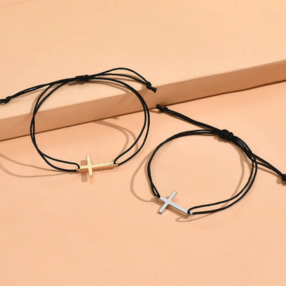 Couple’s Cross Bracelet