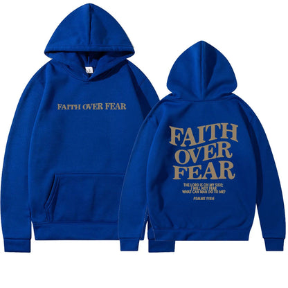 'Faith Over Fear' Hoodie (Psalms 118:6)