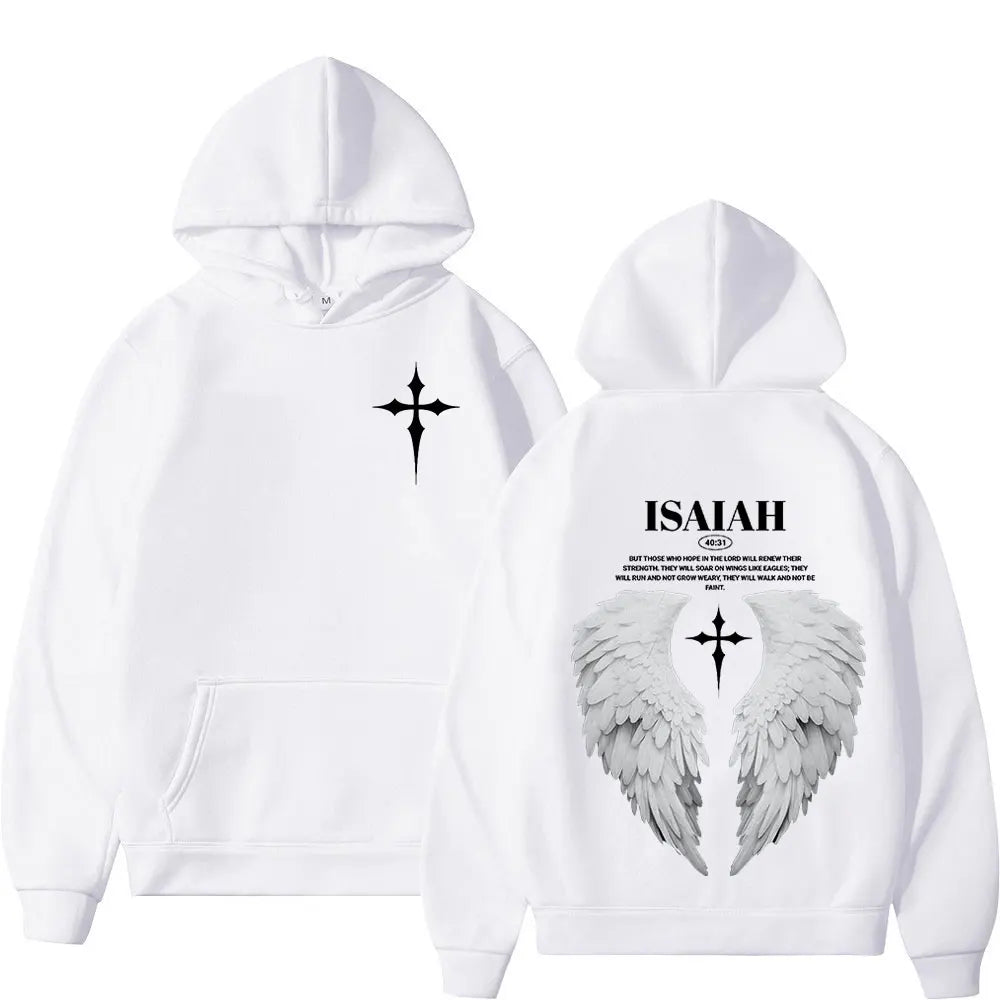 'Isaiah 40:31' Hoodie (Wing Design)