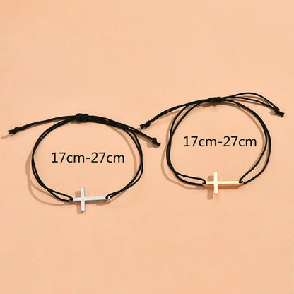 Couple’s Cross Bracelet
